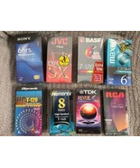 LOT 19 VHS VCR Tapes New Sealed Sony BASF Maxell JVC RCA TDK Memorex - £40.21 GBP