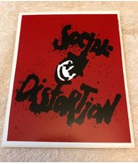 SOCIAL DISTORTION Sticker Vtg Vinyl 80s Bad Otis NOS punk SD kbd - $2.00