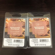 2X Mainstay butterscotch shortbread high franganced 6 cube wax melts 1.25oz - £5.43 GBP
