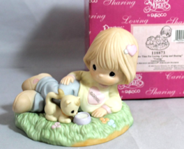 Precious Moments Caring Make Time For Loving Caring Sharing #118873 Limited Ed - £35.84 GBP