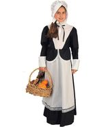 FORUM PILGRIM GIRL THANKSGIVING HOLIDAY COSTUME SIZE (8-10) MEDIUM 59579 - $402.43 MXN