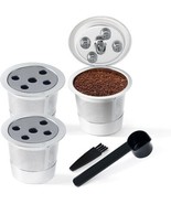 3 Pack Stainless Steel Reusable K Cups For Keurig K Supreme &amp; K Supreme ... - $1,879.69 MXN