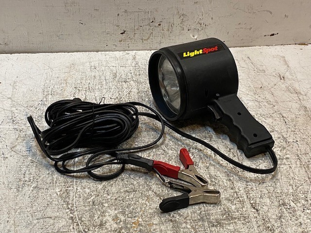 Light Spot Hunting Spotting Light 8-1/2&quot; Long 4-1/2&quot; Wide w/ Alligator C... - $47.49