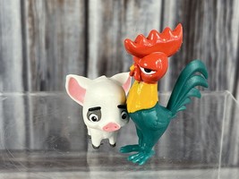 Disney Moana Pua Pig and Hei Hei the Rooster PVC Figure Lot - £7.64 GBP