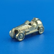 Monopoly Deluxe Gold Racer Car Token Replacement Game Piece 1995 1998 - £4.08 GBP