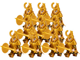 Norse Mythology Ragnarok Asgard Einherjar Guard Berserker 10 Minifigures Set B - £13.04 GBP