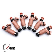 6 1400cc 133lb fit Denso Fuel Injectors for Subaru STi Mitsubishi Magna v6 Turbo - $265.50