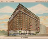 New Hotel Jefferson St. Louis MO Postcard PC571 - £3.94 GBP