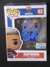 Raphinha Signed Barcelona Funko #62 Pop Direct COA - £127.11 GBP