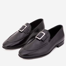 The Astoria Black Buffalo Leather Men’s Loafer image 3