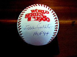 Steve Carlton Hof 94 Philadephia Phillies Signed Auto 1980 Ws Baseball Bc Beauty - $148.49