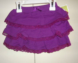 Circo Girls Infant Skirt Purple With Ruffles and Lace  Size 3M or 9M  NWT Purple - £3.31 GBP