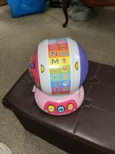 Leap Frog Spin and Sing Alphabet Zoo Discovery Ball ABC Wheel PINK - $11.88