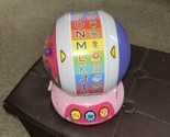 Leap Frog Spin and Sing Alphabet Zoo Discovery Ball ABC Wheel PINK - $11.88