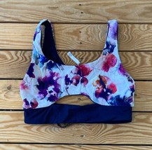 Athleta Women’s Keyhole Sports bra size XS Navy AW - $15.74