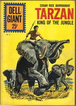 Tarzan King of the Jungle Dell Giant Comic Book #51, Dell Comics 1961 FINE+ - £34.71 GBP