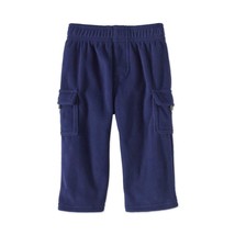 Garanimals Infant Boys Fleece Pants Solid Navy Blue Size 6-9 Months - £15.97 GBP