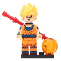  Super Saiyan Son Goku (Original) Dragon Ball Z Minifigure Gift For Kids - £2.33 GBP