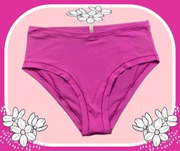 L    Hot Pink Everyday NO SHOW Stretch Victorias Secret PINK Hipster Brief Panty - £8.62 GBP