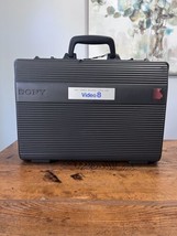 Sony Hardshell Video 8 Camcorder 80s Large Plastic Case Wit The Key - £14.63 GBP