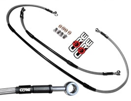 Suzuki DRZ 400 SM Brake Lines 2005-2024 Supermoto Front Rear Stainless Steel - £96.19 GBP