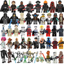 50Pcs Star Wars Minifigures Darth Raven Mandalorian Clone Trooper Mini B... - $48.89