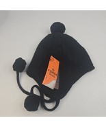 FONEM Black Kids Youth Beanie Pom Pom Winter NWT&#39;s Hat Cap - $247.64 MXN