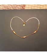 Avon Sea Treasure Necklace 1981 VTG 15&quot; Gold tone Faux Pearl &amp; Coral Col... - $375.19 MXN