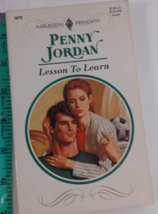 lesson to learn by penny jordan harlequin novel fiction paperback good - £4.58 GBP