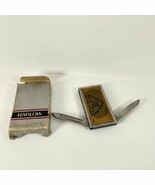 Vintage Barlow Pocket Knife Made In Japan Edison Pipe &amp; Tubing Houston TX - €9,78 EUR