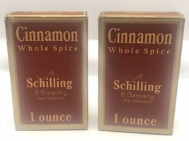 VTG Schilling Cinnamon Spice 1 oz Boxes Full &amp; Very Clean San Francisco - £13.83 GBP