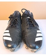 Adidas Low Top Rubber Cleats Sneakers Men&#39;s 12 SPG 753001 Black &amp; White ... - $28.01