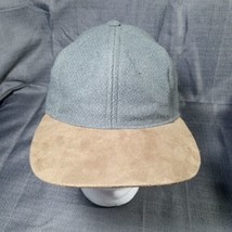 Pendleton 100% Wool Baseball Cap Hat Gray Adjustable Embroidered Logo - £15.67 GBP
