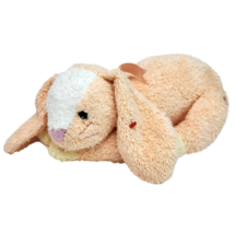 Ty 2000 Honeybunnybaby Orange Bunny Rattle Pillow Pal Stuffed Animal Plush Soft - £43.84 GBP