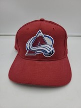 Colorado Avalanche Vintage 90&#39;s Starter NHL Center Ice Adjustable Hat Th... - £22.89 GBP