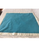 Vintage Satin Edge Fleece USA Baby Blanket. EEUC new no tag Esmond? 37 x 43 - £23.30 GBP