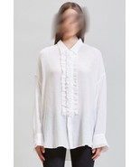 R13 Drop Neck Tuxedo Workshirt. Size Medium. $795 - £214.65 GBP