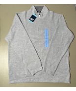 Lands End Bedford Rib Quarter Zip Men’s L (42-44) Grey Heather - €16,94 EUR
