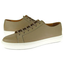 Alex D &quot;Rockport&quot; Low-Top Sneaker, Men&#39;s Casual Leather Shoes, Beige - £88.46 GBP