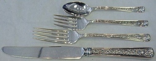 Windsor Rose by Watson Sterling Silver Dinner Size Place Setting(s) 4pc - $325.71