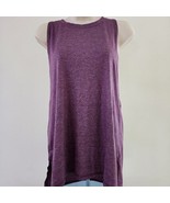 icyzone Women&#39;s Purple Open Back Workout Athletic Yoga Tank Top Size: S ... - $149.01 MXN