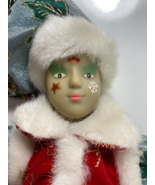 Vintage Sugarloaf Green 18 in Tall Christmas Elf Shelf Sitter Doll - $53.77 CAD