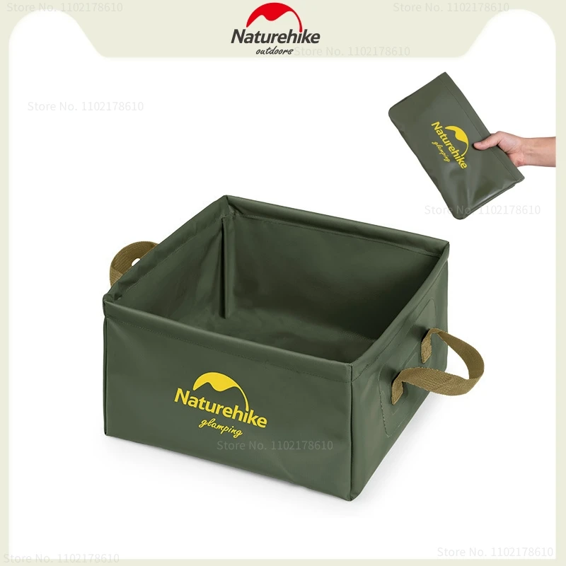 Naturehike Camping Foldable Bucket Outdoor Folding 13L Water Bucket Portable - £18.25 GBP