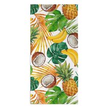 Mondxflaur Tropical Fruits Hand Towels for Bathroom Hair Absorbent 14x29 Inch - £10.43 GBP