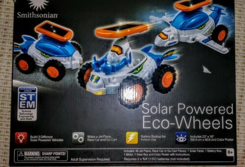 Smithsonian Solar Powered Eco Wheels Modular Car Building Set **New** (Open Box) - $6.60