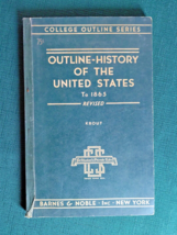 College New Outline Series/Barnes And Noble 1865 History Of The United States - £13.15 GBP