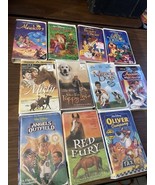 Vhs Lot Of 11, 7 Are Sealed, Disney/kids Movies, Aladdin, Angels In The ... - $93.00 CAD