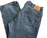 Levi&#39;s 505 Blue Jeans Regular Fit Straight Leg Mens 40 x 29 Medium Wash ... - $19.75