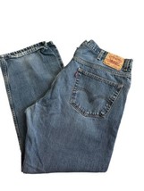 Levi&#39;s 505 Blue Jeans Regular Fit Straight Leg Mens 40 x 29 Medium Wash ... - £15.73 GBP