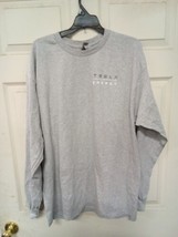 Tesla Energy Mens XL Grey Long Sleeve 494ep - $14.99